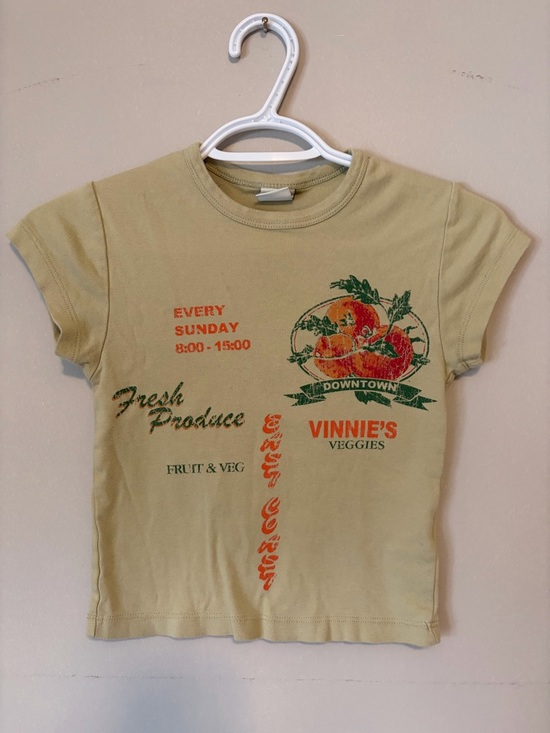 Urban Outfitters Tops - Urban Outfitters Baby Tee - Vinnie's Veggies Graphic Tee